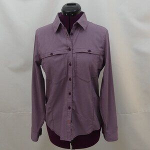 Orvis Womens Open Air Caster Shirt long sleeve purple sz S